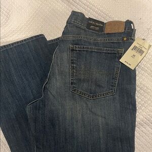 Lucky Brand Womens Classic Indigo Sweet and Low Jeans easy fit waist 10 length 3